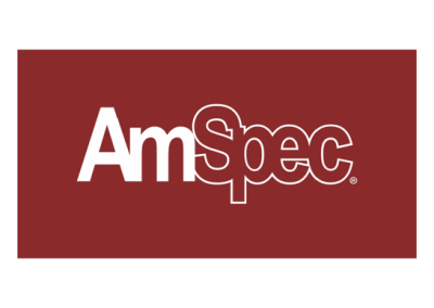 Logo van inspectiediensten Amspec